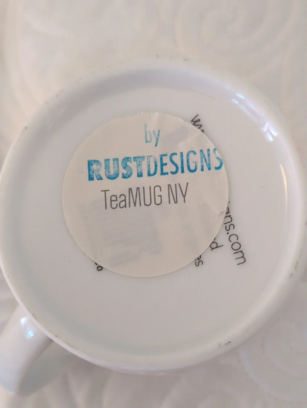 Rust Designs NY Tea Mug - Picture 8 of 12